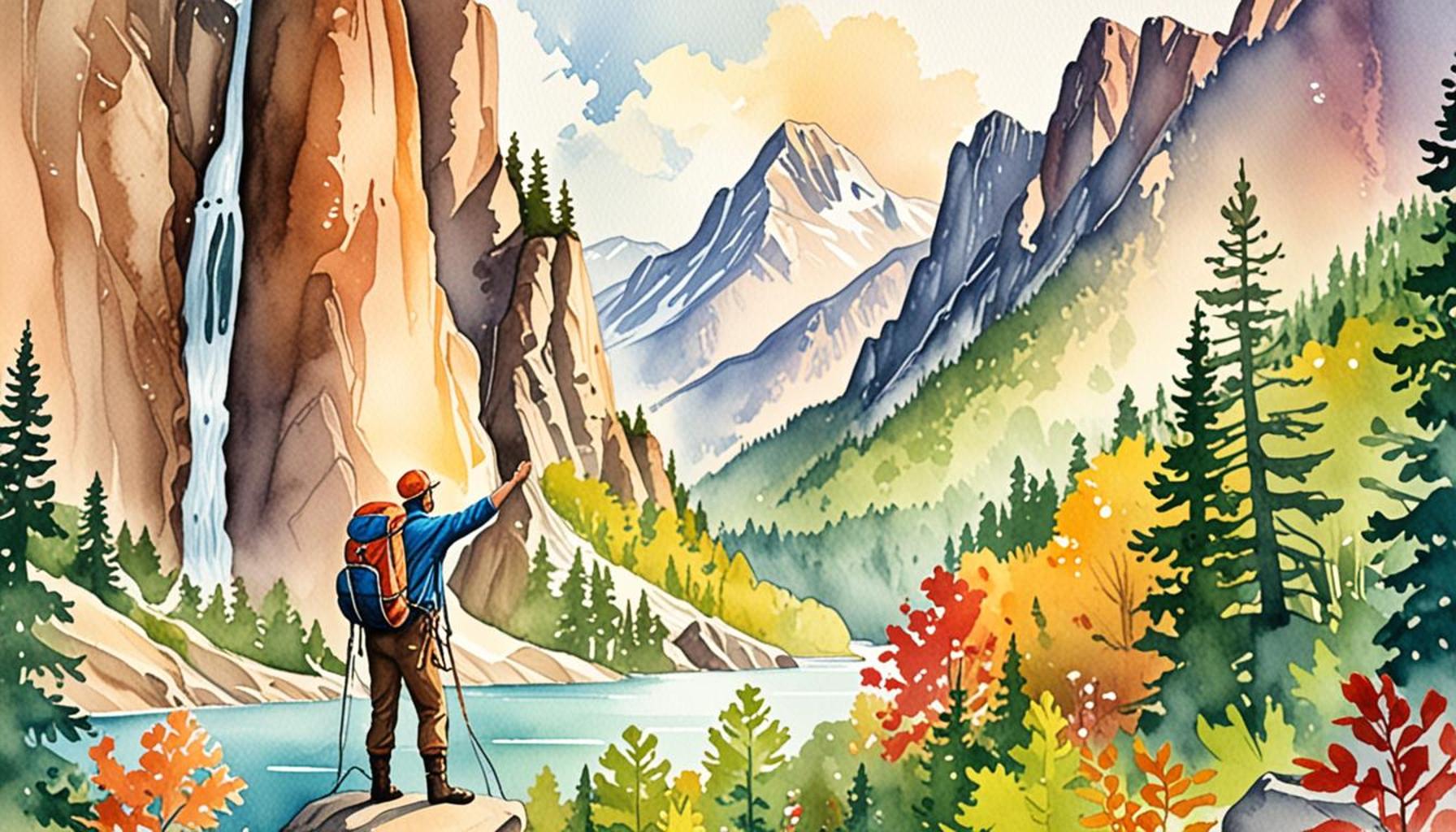 Adventure Guide in Mountains: Climbing and Exploration in State Parks of the USA