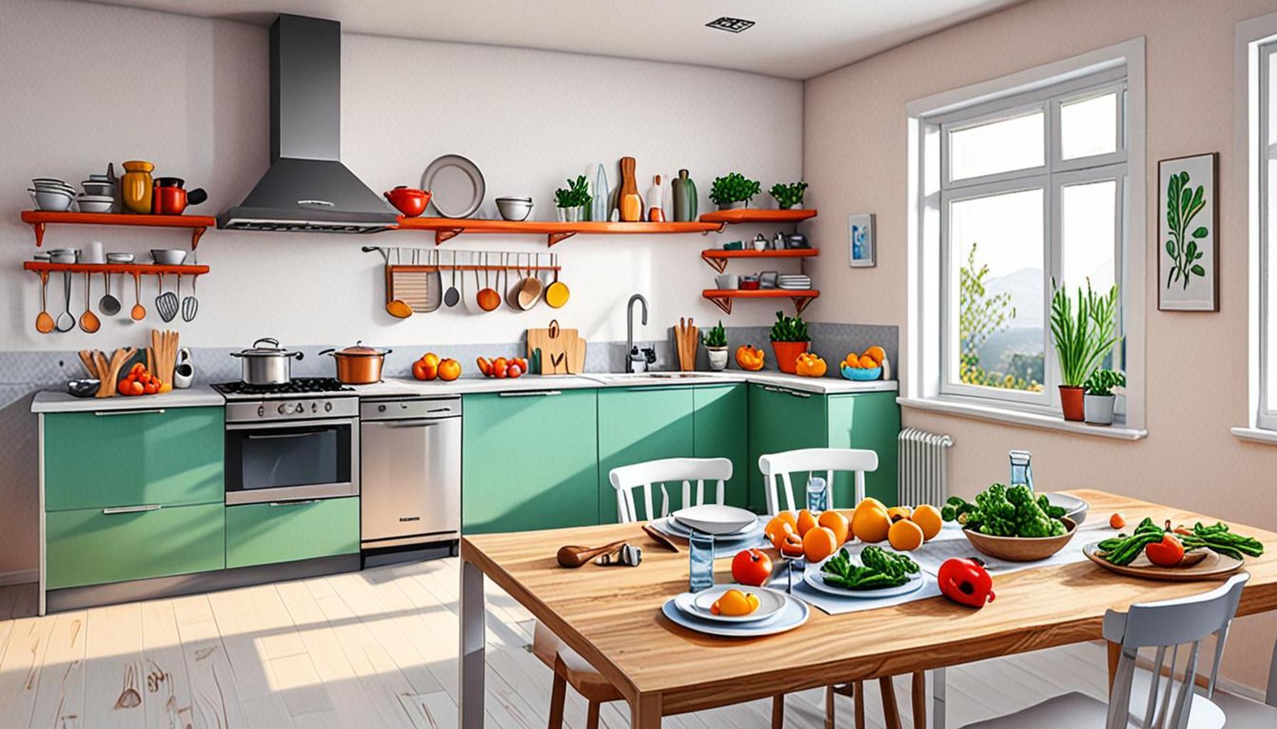 The Minimalist Kitchen: Streamlining Cooking Spaces for Efficient Meal Preparation and Space Optimization